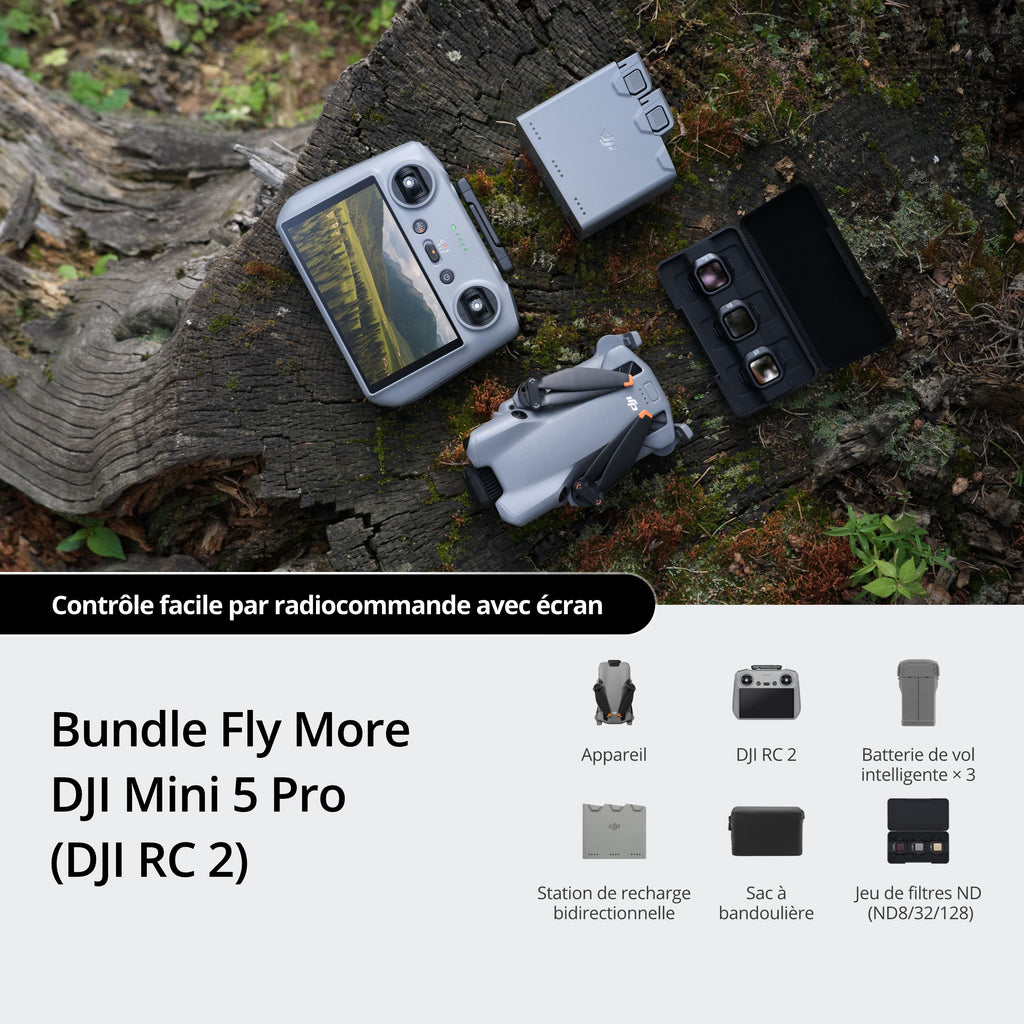 DJI Mini 5 Pro (DJI RC 2) - Bundle Fly More