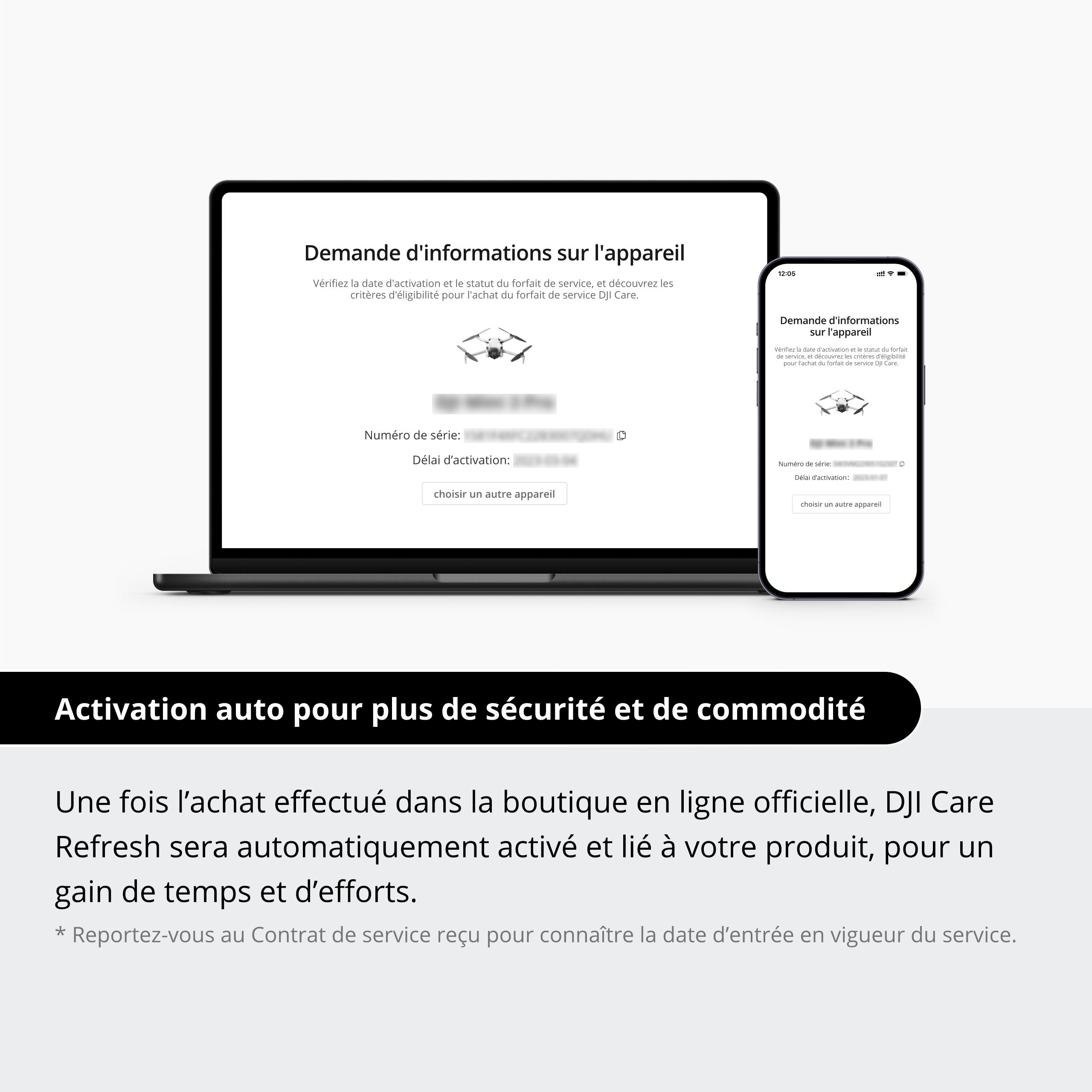 DJI Care Refresh plan 2 ans (DJI Neo 2)